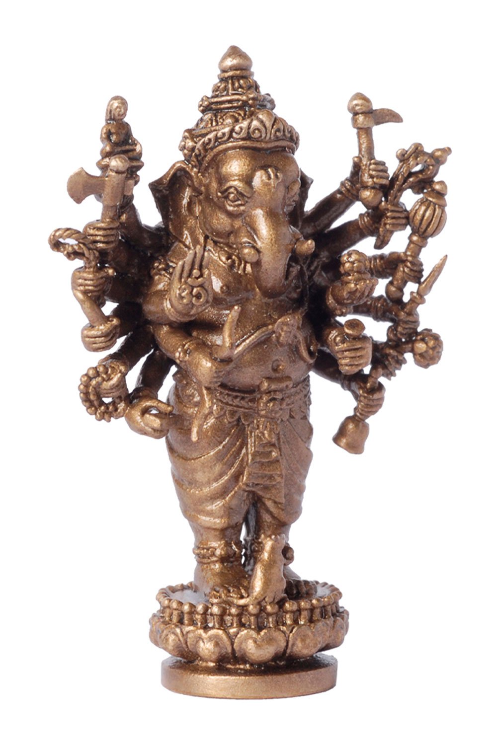Sacred Ganesha – Vīra Ganapati (16 Arms)