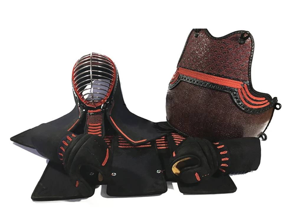 Kendo Bogu Premium Set M248 – 2mm Cowhide Leather, Titanium Alloy Reinforcement