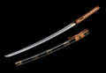 Folded Steel Katana – Shinogi-Zukuri with Silk Wrap