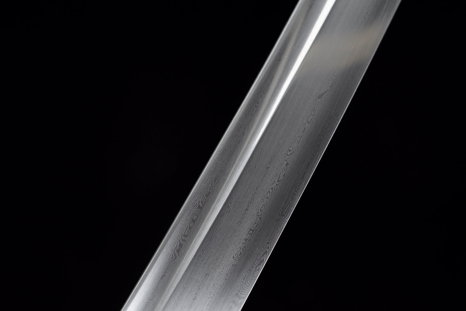 Folded Steel Katana – Shinogi-Zukuri with Silk Wrap
