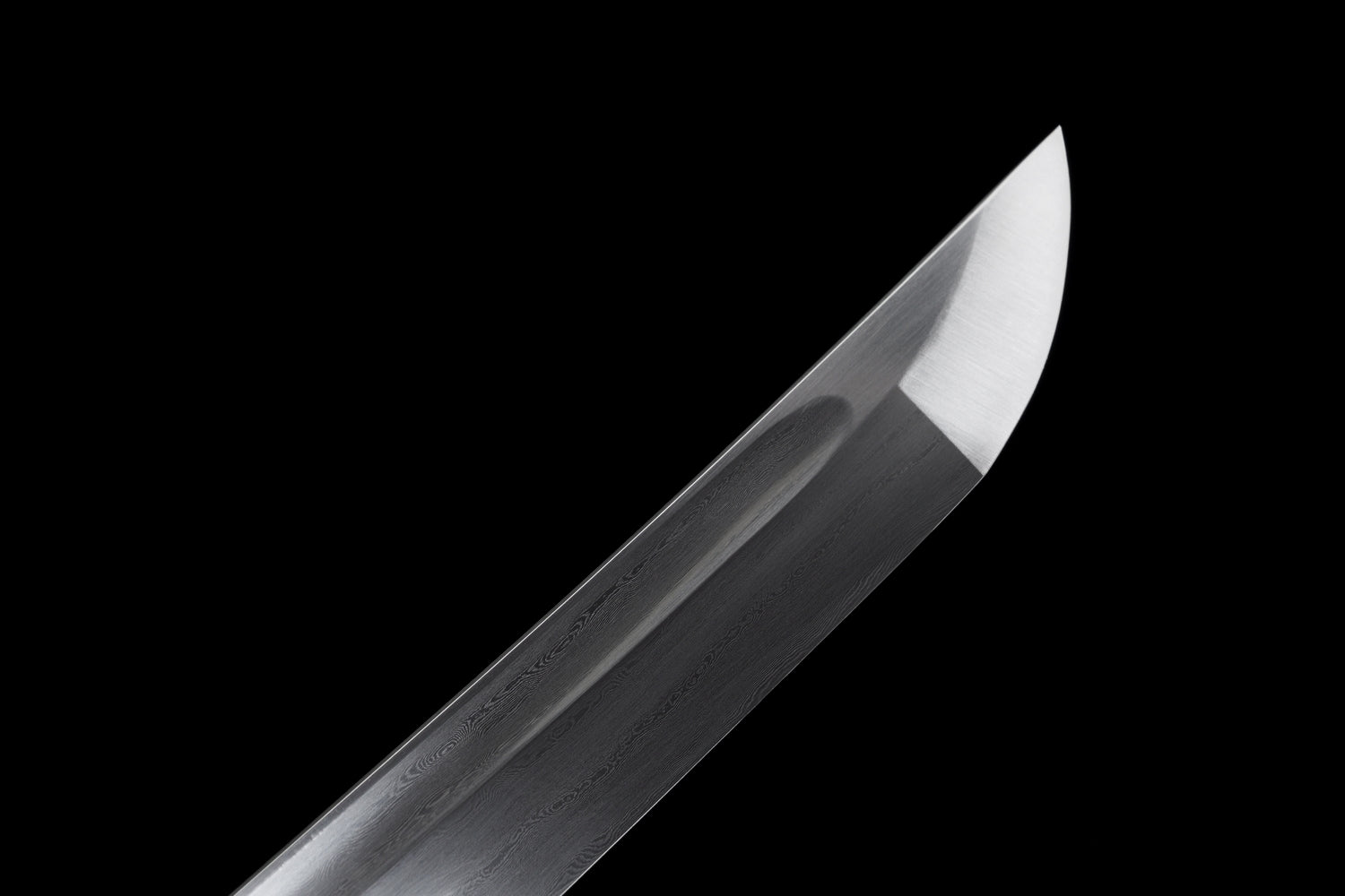 Folded Steel Katana – Shinogi-Zukuri with Silk Wrap