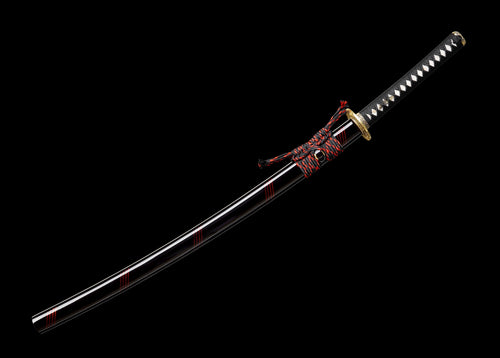 Folded Steel Katana – Clay Tempered Samurai Sword