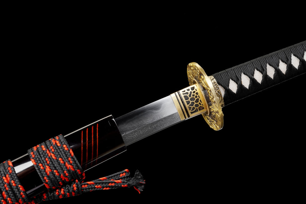 Folded Steel Katana – Clay Tempered Samurai Sword